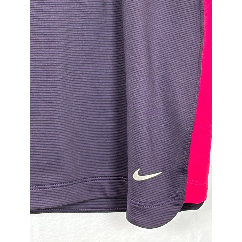 Nike Golf Tour Performance Dri-FIT Skort Purple Pink Stripe Womens XL